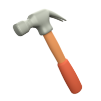 3D hammer icon png