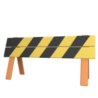 3d barricada icono png