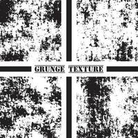 Black and white grunge texture. Grunge textures set. Dust overlay. vector
