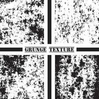 Black and white grunge texture. Grunge textures set. Dust overlay. vector