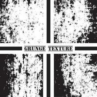 Black and white grunge texture. Grunge textures set. Dust overlay. vector