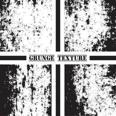 Black and white grunge texture. Grunge textures set. Dust overlay.