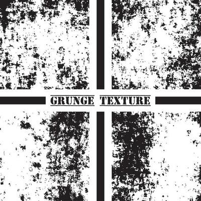 Black and white grunge texture. Grunge textures set. Dust overlay.