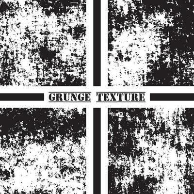 Black and white grunge texture. Grunge textures set. Dust overlay.