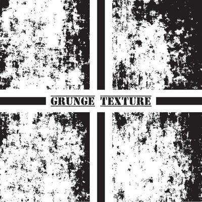 Black and white grunge texture. Grunge textures set. Dust overlay.