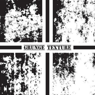 Black and white grunge texture. Grunge textures set. Dust overlay.