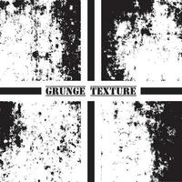 Black and white grunge texture. Grunge textures set. Dust overlay. vector