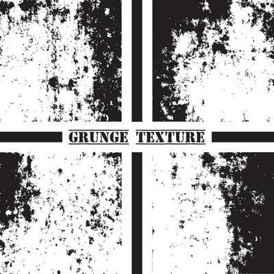 Black and white grunge texture. Grunge textures set. Dust overlay.