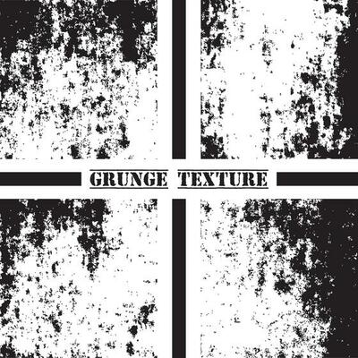 Black and white grunge texture. Grunge textures set. Dust overlay.