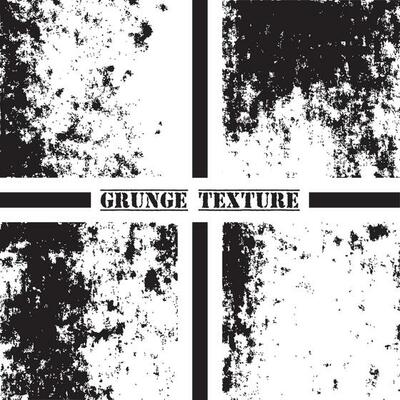 Black and white grunge texture. Grunge textures set. Dust overlay.