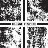 Black and white grunge texture. Grunge textures set. Dust overlay. vector