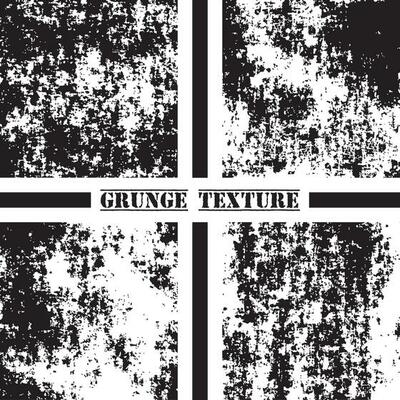 Black and white grunge texture. Grunge textures set. Dust overlay.