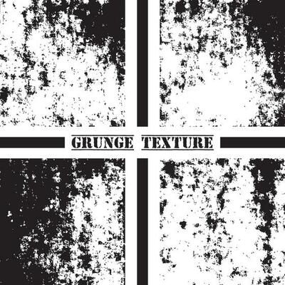 Black and white grunge texture. Grunge textures set. Dust overlay.