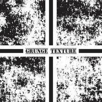 Black and white grunge texture. Grunge textures set. Dust overlay. vector