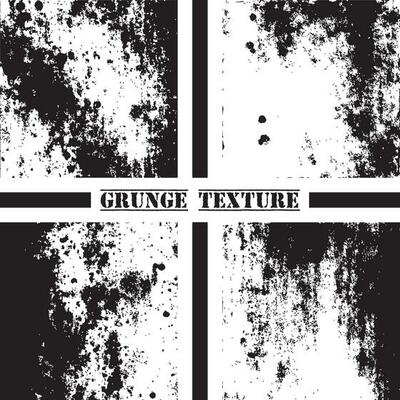 Black and white grunge texture. Grunge textures set. Dust overlay.
