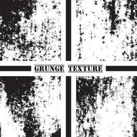 Black and white grunge texture. Grunge textures set. Dust overlay. vector