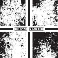 Black and white grunge texture. Grunge textures set. Dust overlay. vector