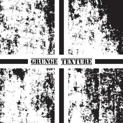 Black and white grunge texture. Grunge textures set. Dust overlay.