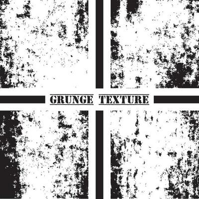 Black and white grunge texture. Grunge textures set. Dust overlay.