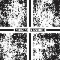 Black and white grunge texture. Grunge textures set. Dust overlay. vector