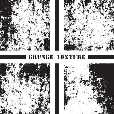 Black and white grunge texture. Grunge textures set. Dust overlay.