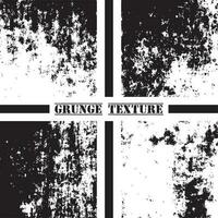 Black and white grunge texture. Grunge textures set. Dust overlay. vector