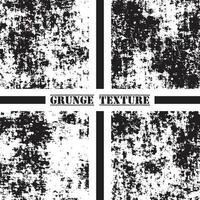 Black and white grunge texture. Grunge textures set. Dust overlay. vector