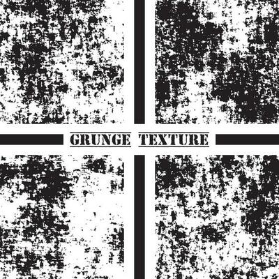 Black and white grunge texture. Grunge textures set. Dust overlay.