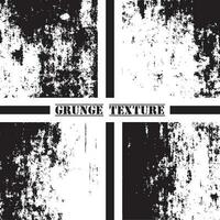 Black and white grunge texture. Grunge textures set. Dust overlay. vector