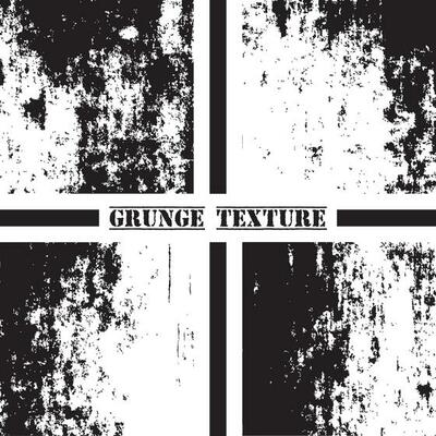 Black and white grunge texture. Grunge textures set. Dust overlay.