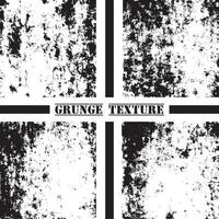 Black and white grunge texture. Grunge textures set. Dust overlay. vector