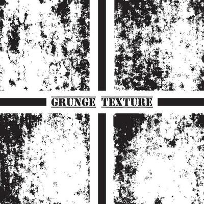 Black and white grunge texture. Grunge textures set. Dust overlay.