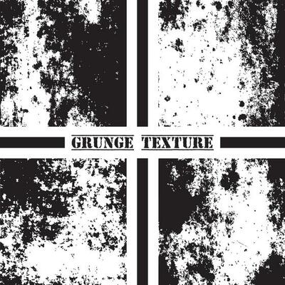 Black and white grunge texture. Grunge textures set. Dust overlay.