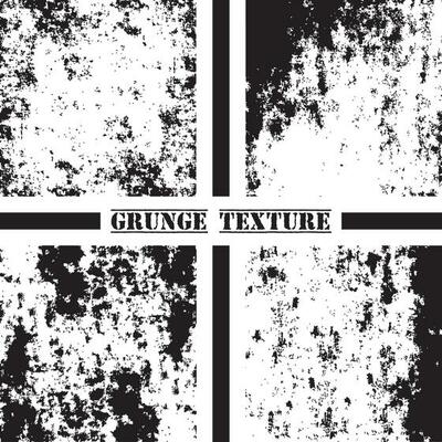 Black and white grunge texture. Grunge textures set. Dust overlay.