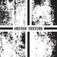 Black and white grunge texture. Grunge textures set. Dust overlay. vector