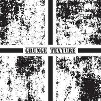 Black and white grunge texture. Grunge textures set. Dust overlay. vector