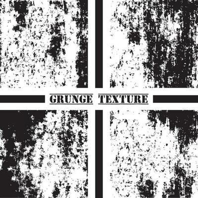 Black and white grunge texture. Grunge textures set. Dust overlay.