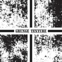 Black and white grunge texture. Grunge textures set. Dust overlay. vector