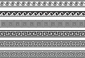 Vector seamless greek classic ornament. Pattern for a border and a frame. Ancient Greece and the Roman Empire