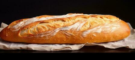 French bread isolated photo