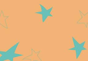 Hand draw stars background. vector