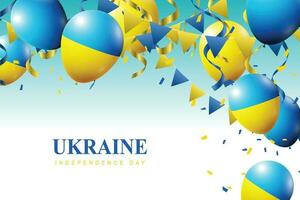 Ukraine Independence Day background. vector