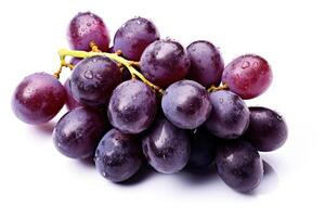 grapes fruit white isolated background Food Photography photo
