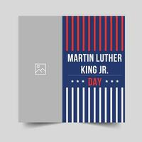 Martin Luther King Jr Vector illustration post for social media and abstract background