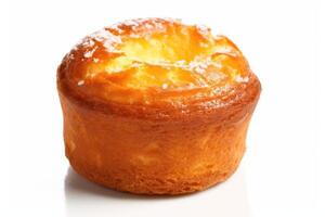 baba au rhumisolated white isolated background Food Photography photo
