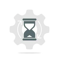 Wait a minute, in the progress or process concept illustration flat design vector eps10. modern graphic element for landing page, empty state ui, infographic, icon