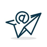 Send or get email message concept illustration line icon design editable vector eps10