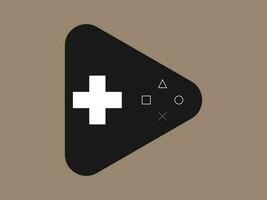 Simple Play a Game Logo vector