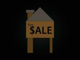 Simple For Sale Sign Vector