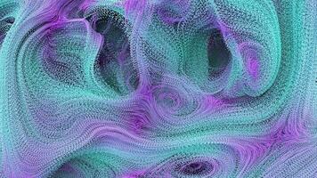 Riccio swirly particelle video